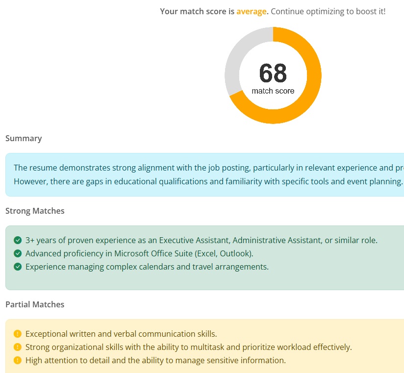 AI Job Matching Analyzer