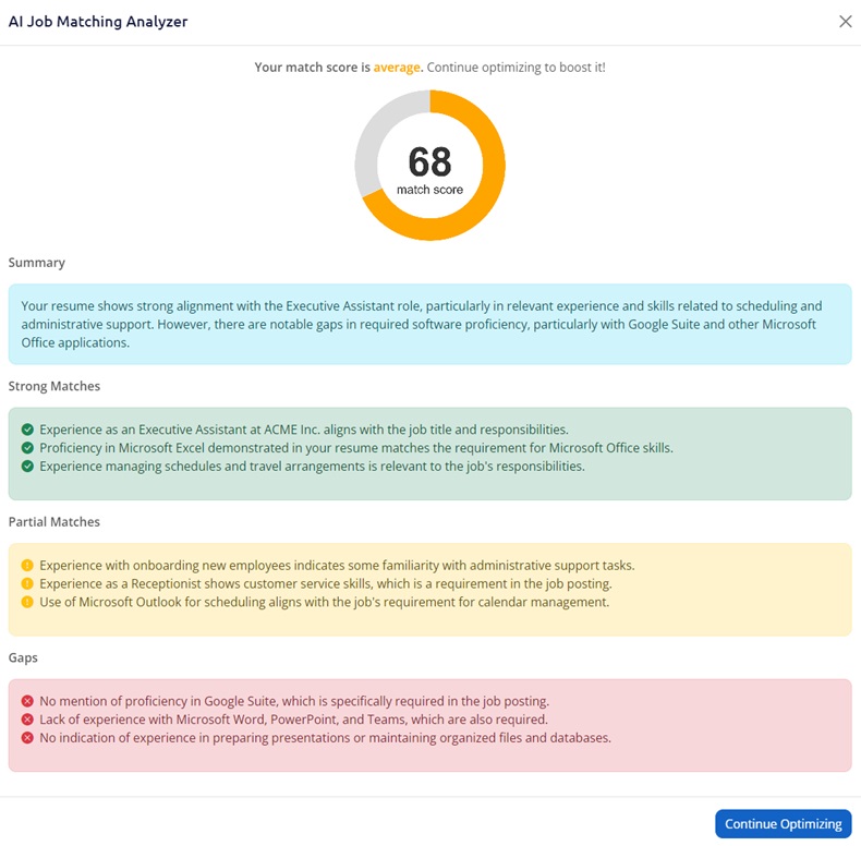 AI Job Matching Analyzer